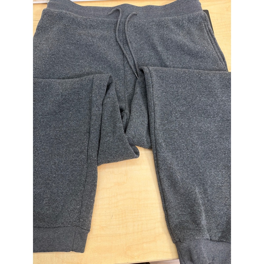 Blue Ice Premium Clothing Mens XL Charcoal Gray Fleece Joggers Sweatpants